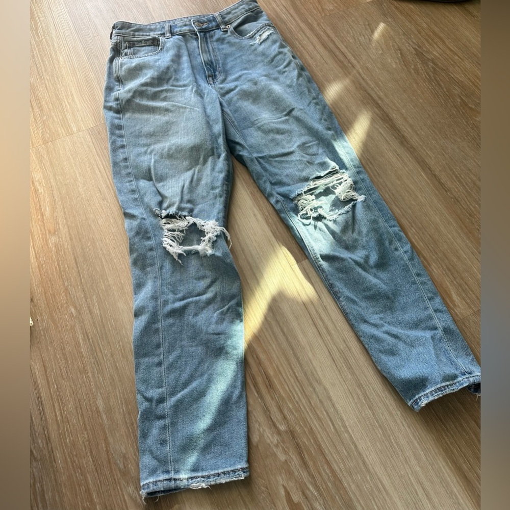 American Eagle Distressed Mom Jean